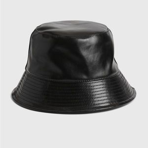 GAP Faux-Leather Bucket Hat